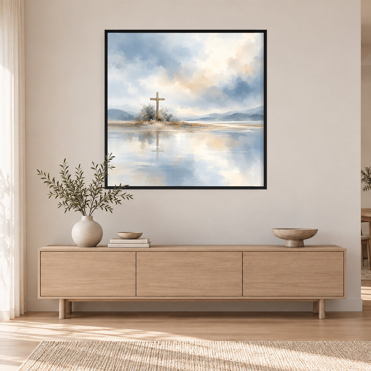Beside Still Waters Psalm 23 Canvas