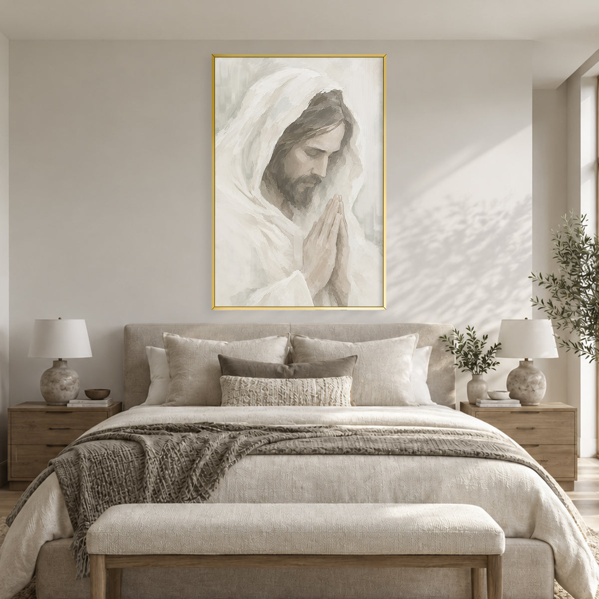In Prayer with the Father Canvas