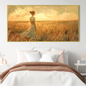 A Moment In The Meadow Canvas Art Clock Canvas