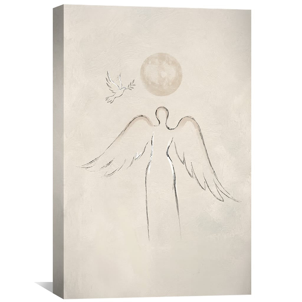 A Promise on the Wing Canvas Art Clock Canvas