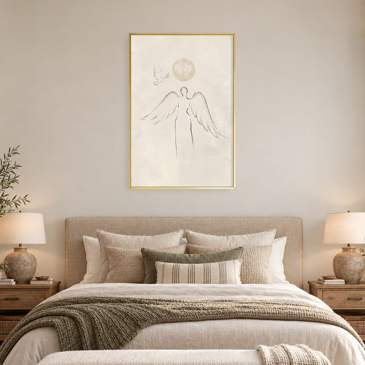A Promise on the Wing Canvas Art Clock Canvas