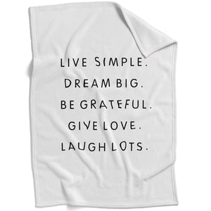 Above the Clouds B Blanket Blanket 75 x 100cm Clock Canvas