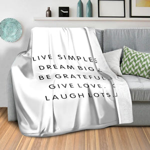 Above the Clouds B Blanket Blanket Clock Canvas