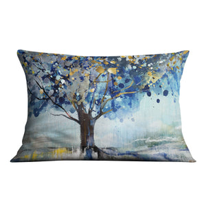 Abstract Cedar Cushion Cushion 48 x 33cm Clock Canvas