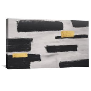 Abstract Divergence Canvas Art Clock Canvas