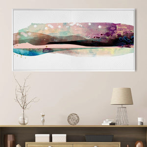 Abstract Lengths Canvas Art Clock Canvas
