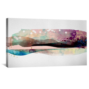 Abstract Lengths Canvas Art Clock Canvas