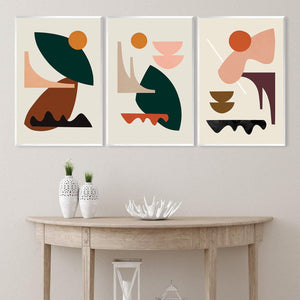 Abstract & Organic Canvas Art Clock Canvas