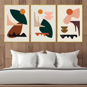 Abstract & Organic Canvas Art Clock Canvas