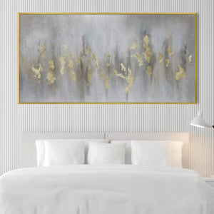 Abstract Portrayed Canvas Art Clock Canvas