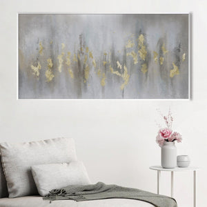 Abstract Portrayed Canvas Art Clock Canvas