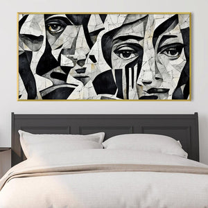 Abstract Stares Canvas Art Clock Canvas