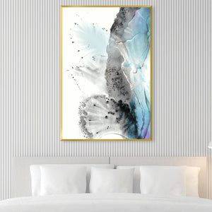 Abstract Wing Canvas Art Clock Canvas