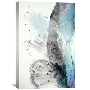 Abstract Wing Canvas Art Clock Canvas