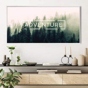 Adventure Canvas Art Clock Canvas