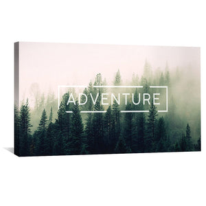 Adventure Canvas Art Clock Canvas