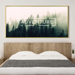 Adventure Canvas Art Clock Canvas