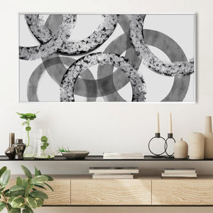 Aetheric Fusion Canvas Art Clock Canvas