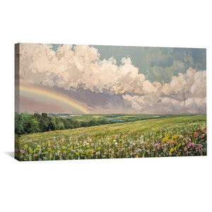 After the Rain Canvas Art Clock Canvas