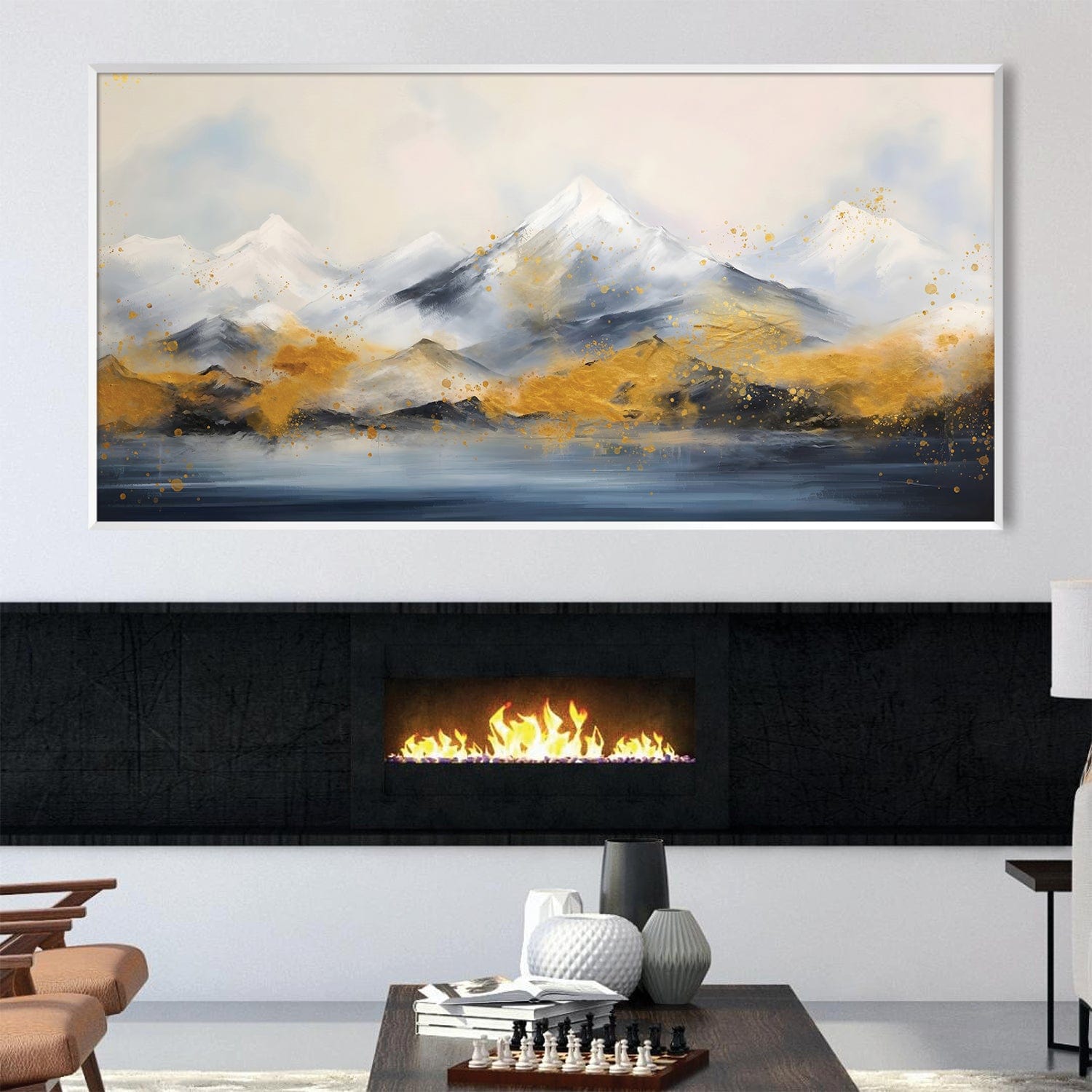 Alpine Ascent Canvas Art Clock Canvas