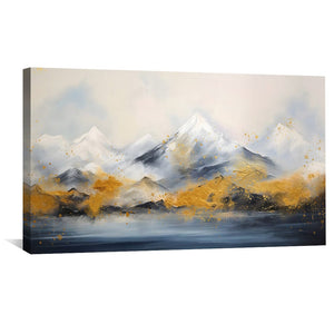 Alpine Ascent Canvas Art Clock Canvas