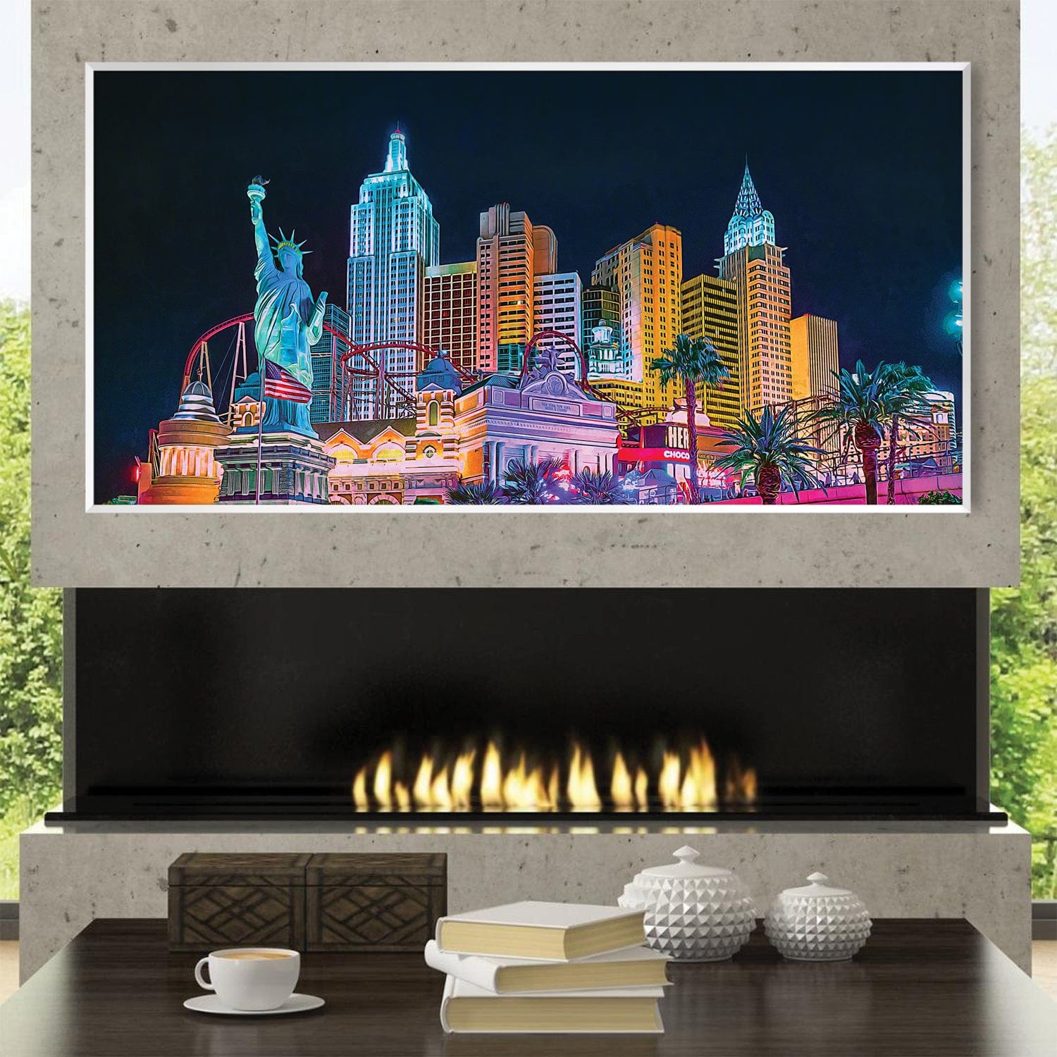 American Metropolitan Canvas Art Clock Canvas