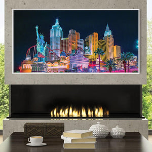 American Metropolitan Canvas Art Clock Canvas