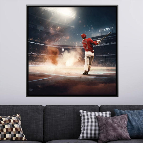 Shohei Ohtani Los Angeles Angels canvas, Shohei Ohtani wall art