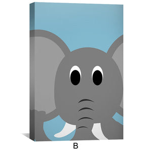 Animal Friends Canvas Art Clock Canvas