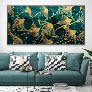 Aquatic Ballet Canvas Art Clock Canvas