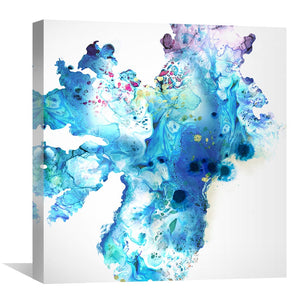 Aquatic Depth Canvas Art Clock Canvas