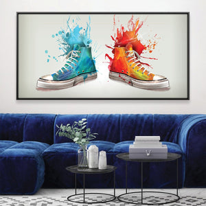 Artistic Kicks Canvas Art Clock Canvas