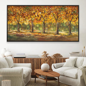Autumn Grove Canvas Art 20 x 10in / Canvas Clock Canvas