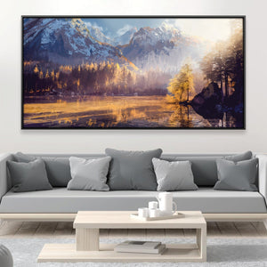 Autumn Ridge Canvas Art 20 x 10in / Canvas Clock Canvas