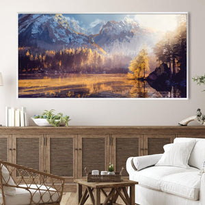 Autumn Ridge Canvas Art Clock Canvas