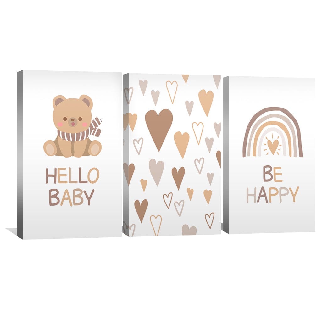 Baby Bliss Canvas Art Clock Canvas