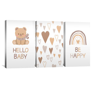 Baby Bliss Canvas Art Clock Canvas