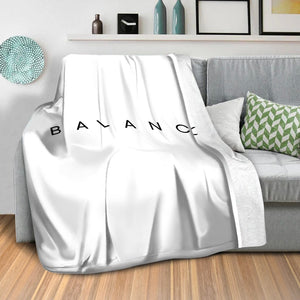Balance A Blanket Blanket Clock Canvas
