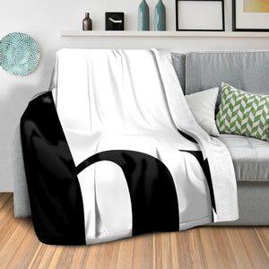 Balance B Blanket Blanket Clock Canvas