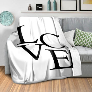 Balance C Blanket Blanket Clock Canvas