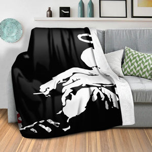 Banksy Fallen Angel Blanket Blanket Clock Canvas