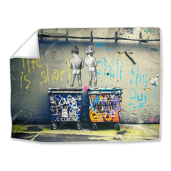 Banksy What We do In Life Canvas Banksy What We do In Life Canvas