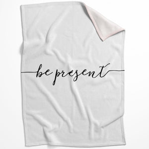 Be Happy C Blanket Blanket 75 x 100cm Clock Canvas