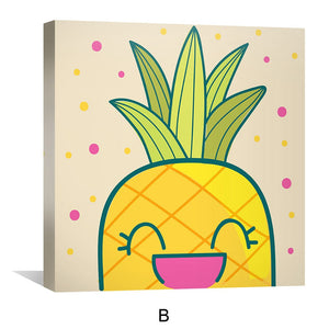 Beachy Cheer Canvas Art Clock Canvas