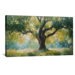 Beneath the Boughs Canvas Art Clock Canvas
