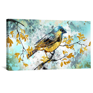 Bird Profile Canvas Art Clock Canvas