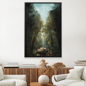 Blade of Dawnlight Canvas Art 12 x 18in / Canvas Clock Canvas