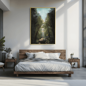 Blade of Dawnlight Canvas Art Clock Canvas