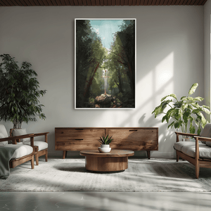 Blade of Dawnlight Canvas Art Clock Canvas