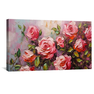 Blooming Spring Canvas Art Clock Canvas